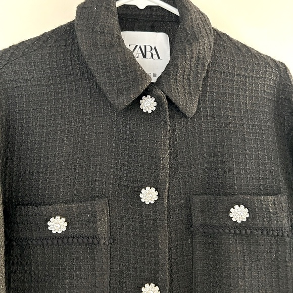 ZARA BLACK JACKET - Picture 11 of 12